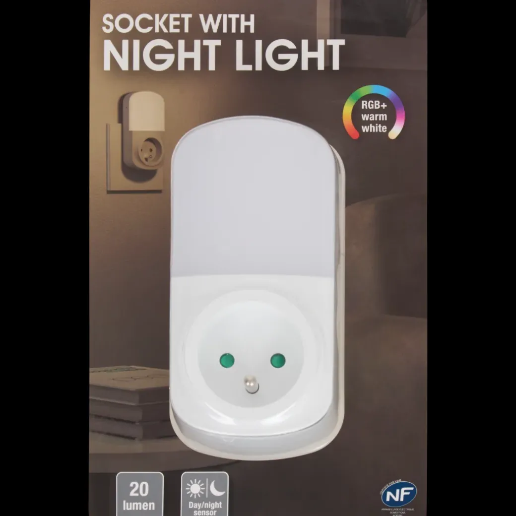 Adaptateur de prise avec veilleuse | Action FR