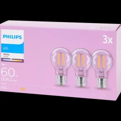 Ampoules à filament Philips 7 watt 806 lm | Action FR
