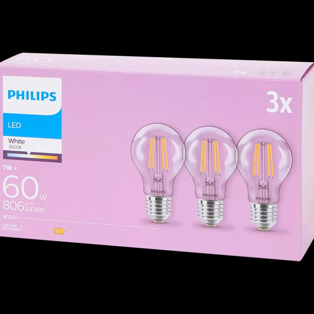 Ampoules à filament Philips 7 watt 806 lm | Action FR