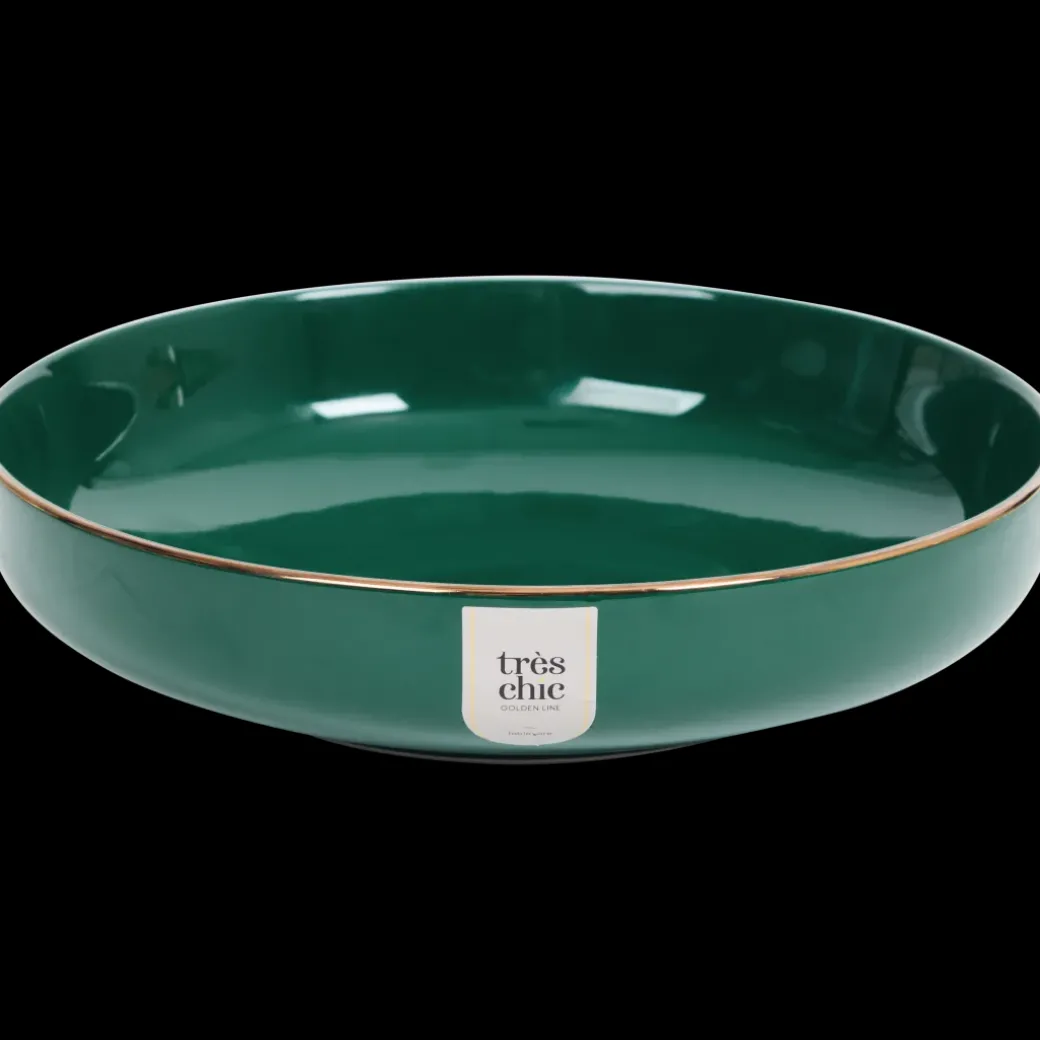 Assiette creuse Très Chic Golden Line 19,5 cm | Action FR