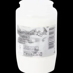 Bougie funéraire blanche Blanc | Action FR