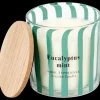 Bougie parfumée dans verre à motif rayé | Action FR