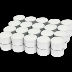 Bougies chauffe-plats Candra Blanc Blanc | Action FR