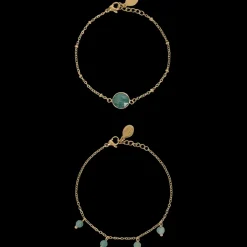 Bracelets dorés avec pierre précieuse | Action FR