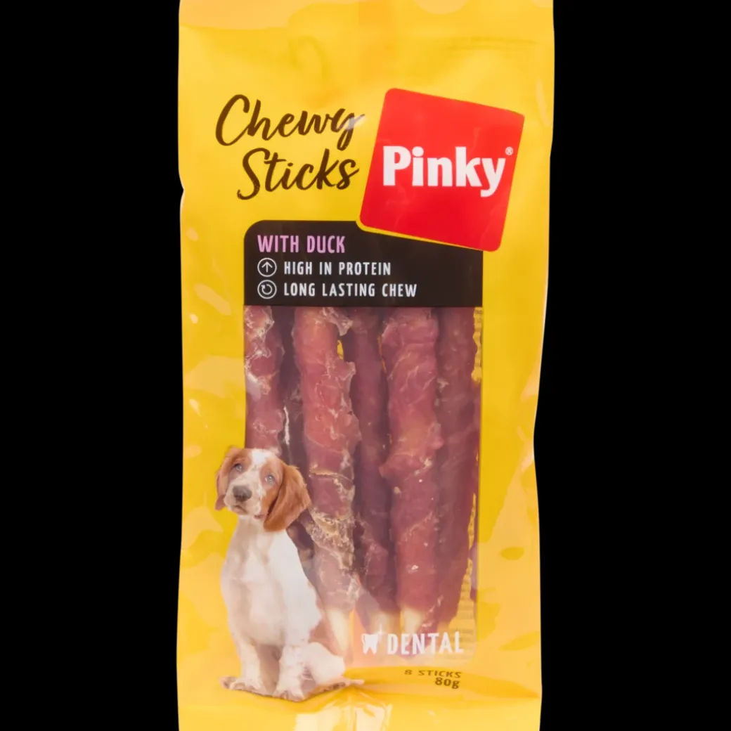 Bâtonnets à mâcher pour chien Pinky Chewy Sticks | Action FR