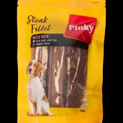 Bâtonnets à mâcher pour chien Pinky Steak Fillets | Action FR