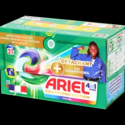 Capsules de lessive 4-en-1 Ariel Color | Action FR