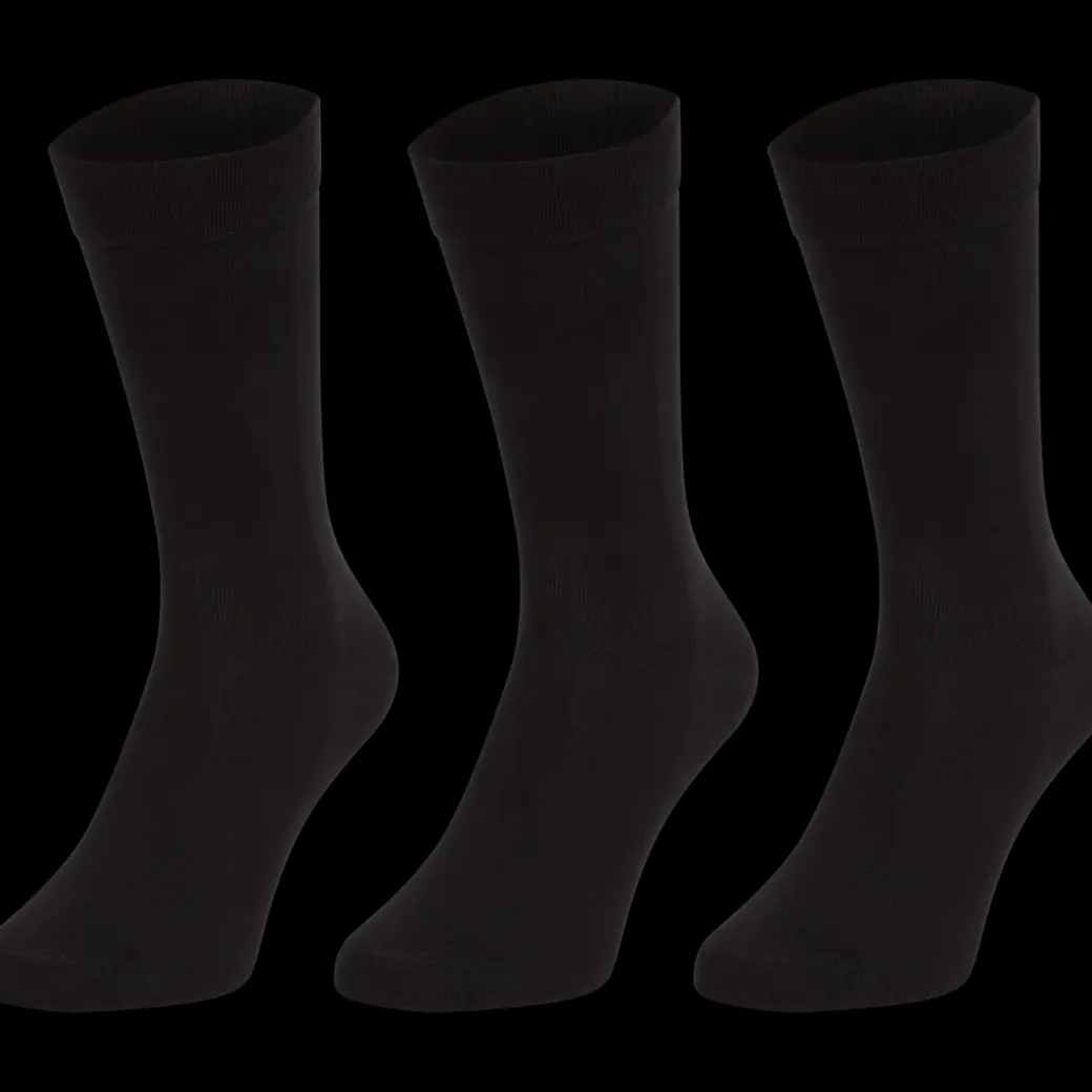 Chaussettes en viscose de bambou Pairz Noir | Action FR