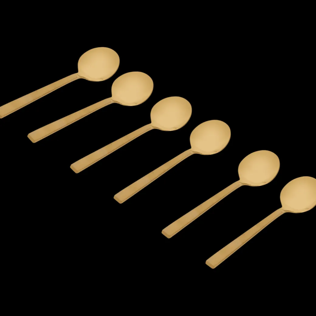 Cuillères à dessert premium 6 Pièces | Action FR