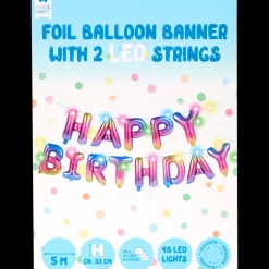 Guirlande de ballons mylar Cool2Party Happy Birthday | Action FR