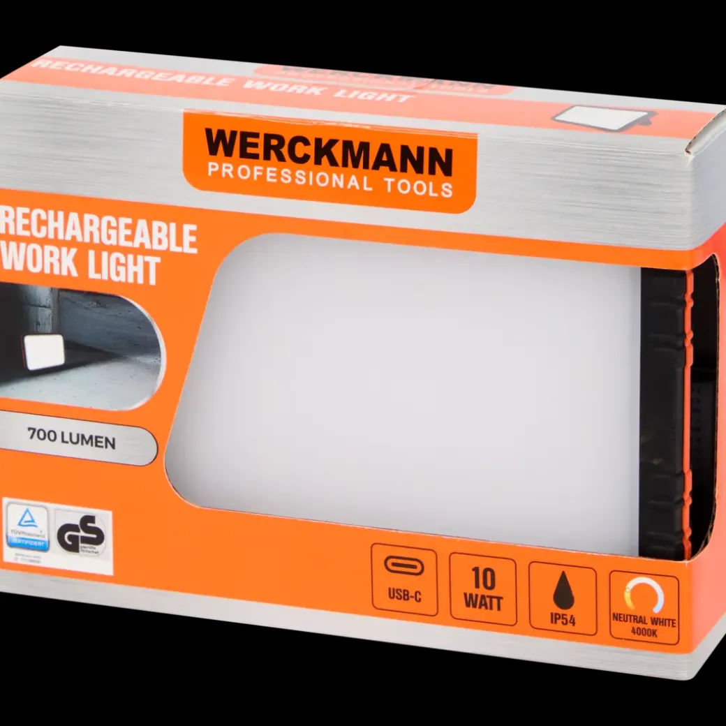 Lampe de travail rechargeable Werckmann 10 watt 700 lm | Action FR