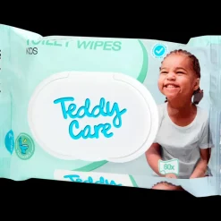 Lingettes humides Teddy Care 60 Pièces | Action FR