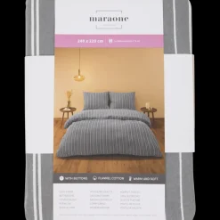 Parure de lit en flanelle 240 x 220 cm | Action FR