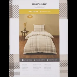 Parure de lit en flanelle 140 x 200 cm | Action FR