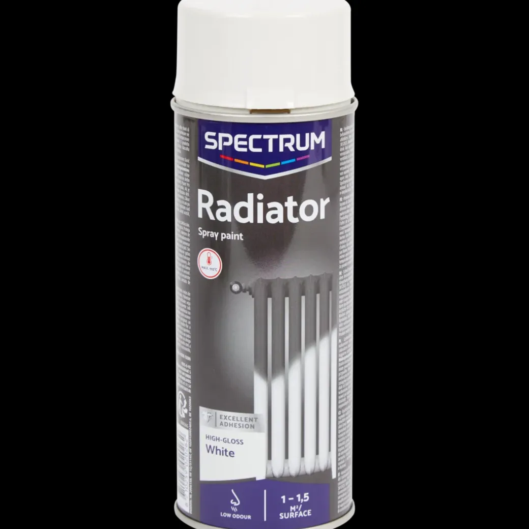 Peinture en aérosol pour radiateur Spectrum Blanc Blanc 400 ml | Action FR