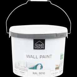 Peinture murale mate Home Vision RAL 9010 Blanc 10 litre | Action FR