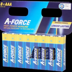 Piles A-Force High Power Alkaline AAA 8 Pièces | Action FR