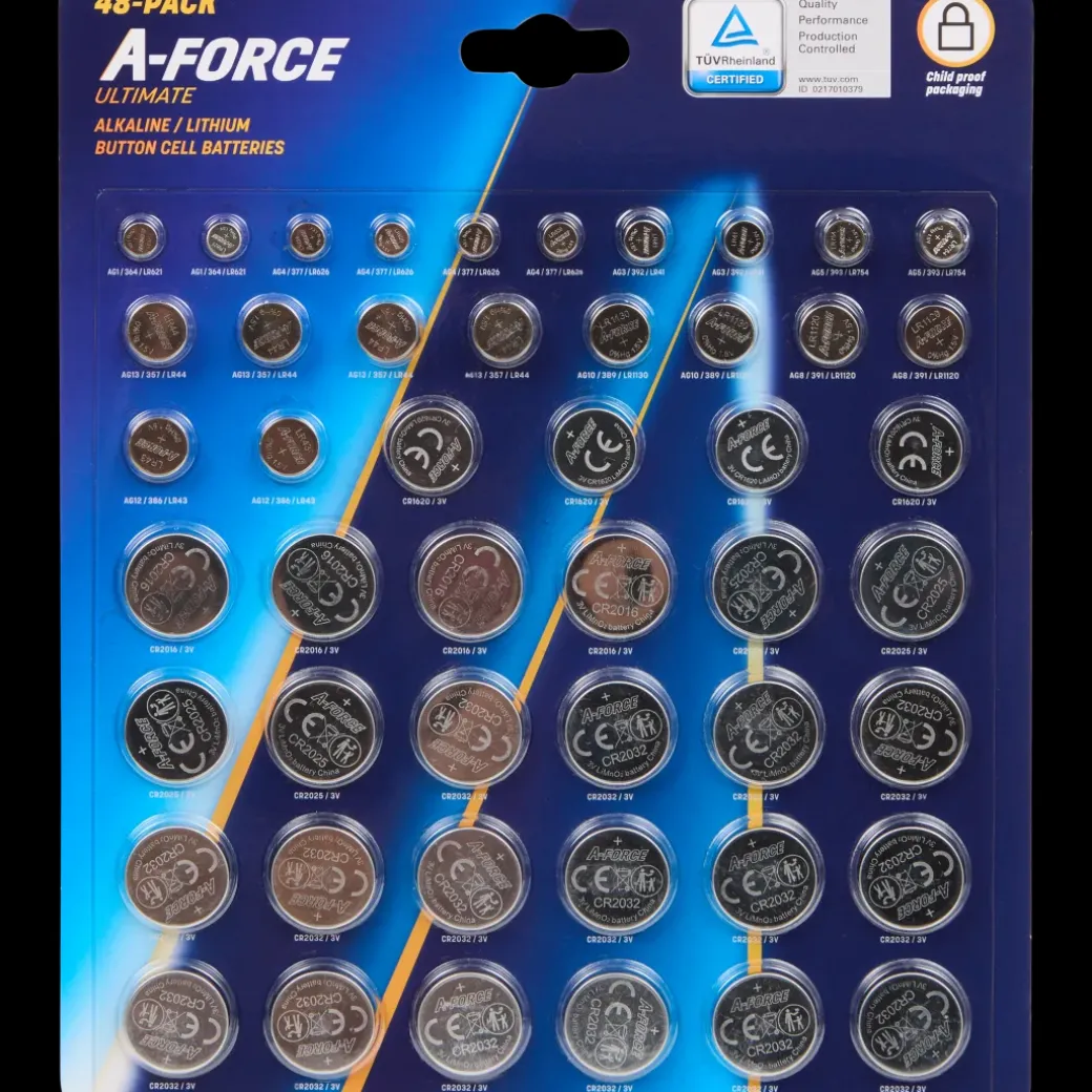 Piles boutons A-Force 1 Pièces | Action FR