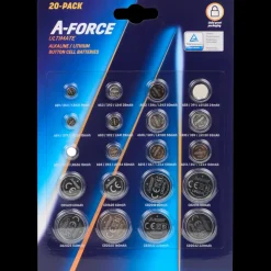 Piles boutons lithium A-Force 1 Pièces | Action FR
