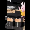 Piles Duracell Everyday Alkaline 9 volts 2 Pièces | Action FR