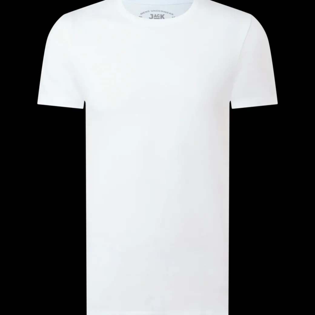 T-shirt blanc Jack Parker Blanc Homme | Action FR