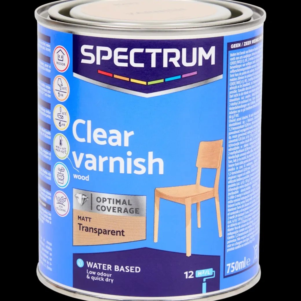 Vernis mat Spectrum Transparent Transparant 750 ml | Action FR